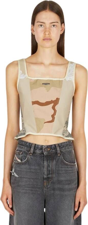 Marine Serre Tops Beige Dames