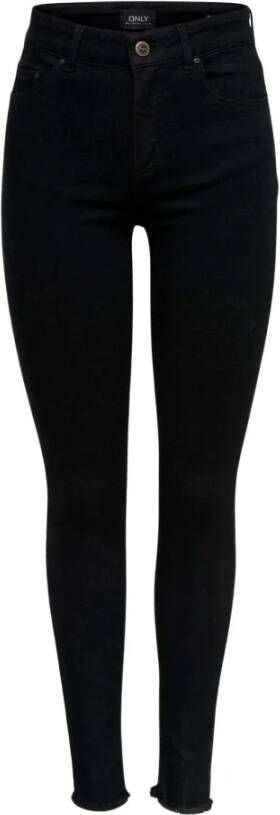 Only Sorteren Alleen Onlblush mid Sk Ank Jeans , Zwart, Dames
