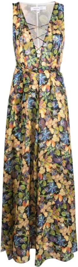 PATRIZIA PEPE Maxi kleedjes Geel Dames