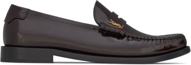 Saint Laurent Instappers & Slip ons Rood Dames