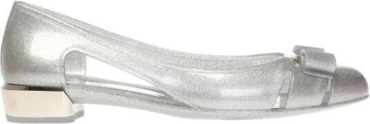 Salvatore Ferragamo Be Ballet Flats , Grijs, Dames