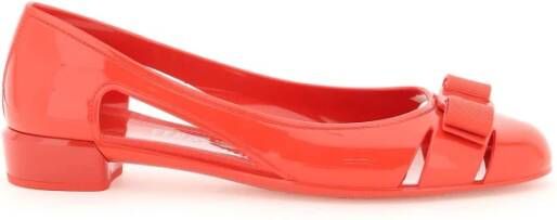 Salvatore Ferragamo Ballerina's Rood Dames