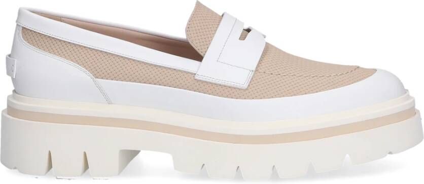 Santoni Instappers & Slip ons Wit Dames