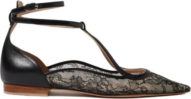 Scarosso Gae Pizzo Ballerinas , Zwart, Dames