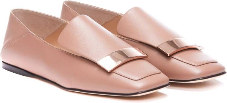 Sergio Rossi Ballerina's Beige Dames