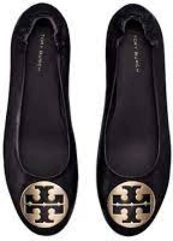 TORY BURCH ‘Claire’ leather ballet flats , Beige, Dames
