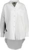 10DAYS Oversized blouse met gerafelde zoom en logoprint online kopen