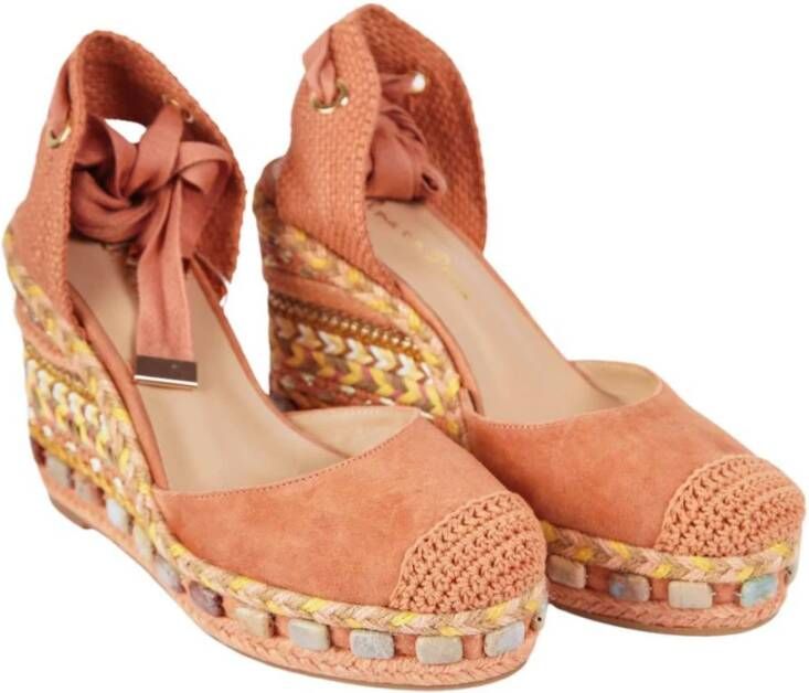 Alma en Pena Platte schoenen , Oranje, Dames