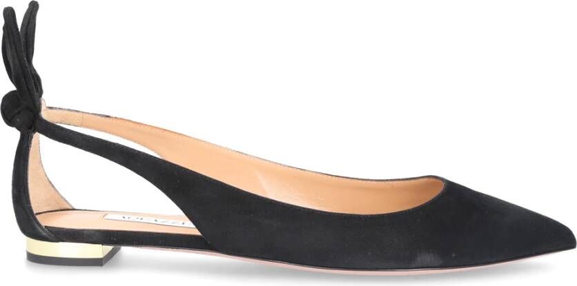 Aquazzura Ballerina's Zwart Dames