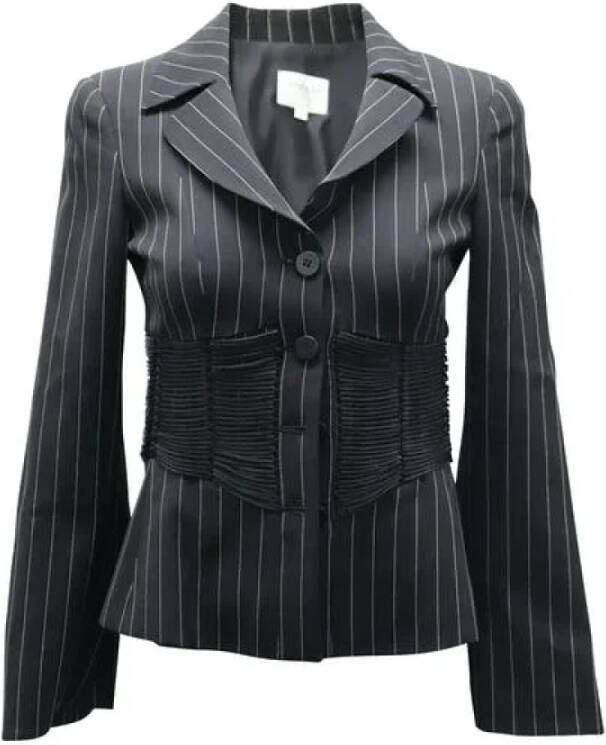Voldoende katoenen bovenkleding Armani Pre owned, Zwart, Dames