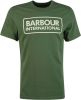 Barbour groot logo t shirt groen , Groen, Heren online kopen