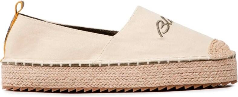 Blauer Espadrilles Beige Dames