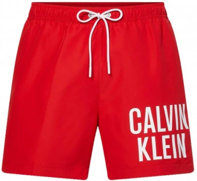 Calvin Klein Zwembroek Km0Km00701 X , Rood, Heren