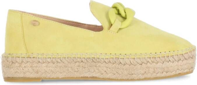 Fred de la Bretoniere Espadrilles , Geel, Dames