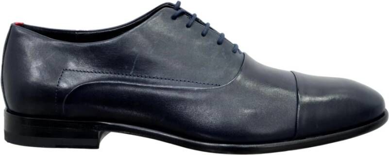 Hugo Boss Scarpe Stringate Oxford 50383576 , Blauw, Heren