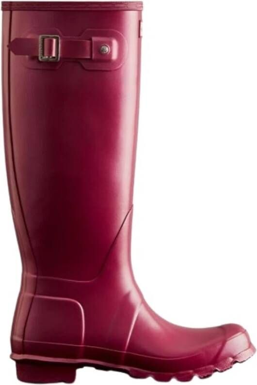 Hunter Originele Nebula Tall Wellington laarzen , Rood, Dames