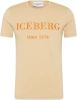 Iceberg T shirt 0F014 6301 , Beige, Heren online kopen