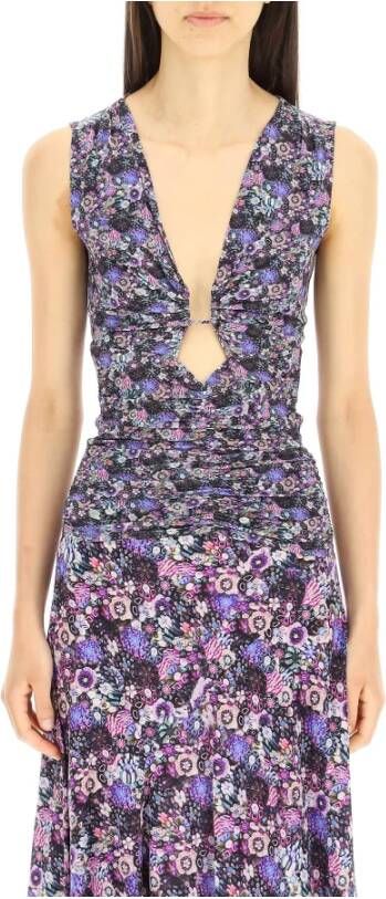 Isabel marant Sleeveless Tops , Paars, Dames