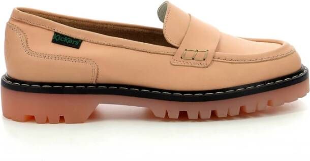 Kickers Instappers & Slip ons Beige Dames