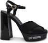 Love Moschino Hoge hiel sandalen , Zwart, Dames online kopen