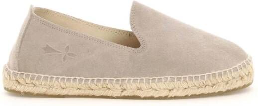 Manebí Manebi suede leather hamptons espadrilles , Grijs, Heren