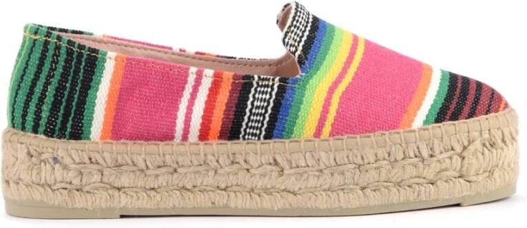 Manebí Tulum Espadrilles , Roze, Dames