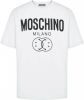 Moschino Double Smiley T shirt Wit Zrj0711 7039 1001 , Wit, Heren online kopen