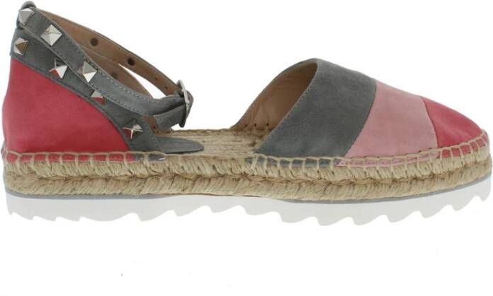Paris Punk Espadrilles Rood Dames