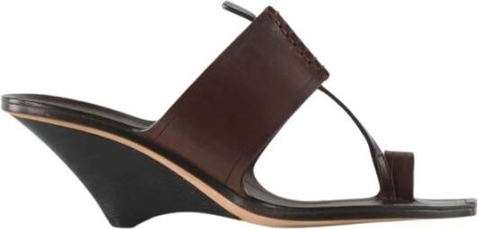 Saint Laurent Vintage High Heel Sandals , Bruin, Dames