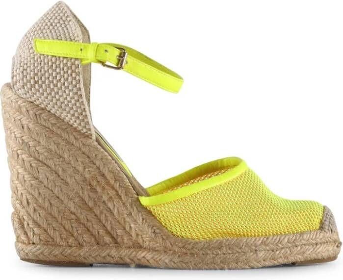 Pre owned Mesh Espadrilles Wedges Stella McCartney Pre owned, Geel, Dames
