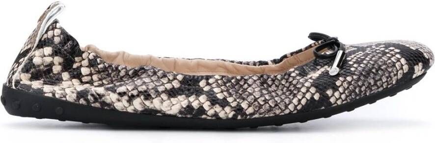 TOD'S Ballerina`s , Grijs, Dames