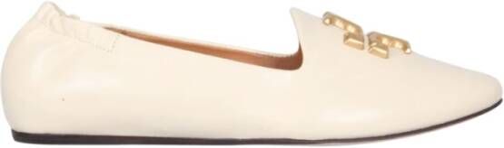 TORY BURCH Eleanor Ballerinas , Wit, Dames