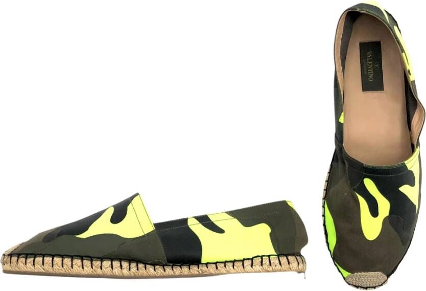 Valentino Vintage Pre eigendom Espadrilles , Groen, Heren