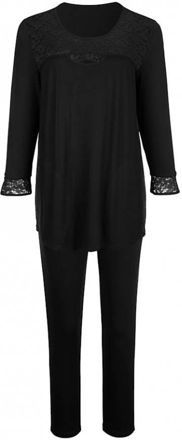 harmony Joggingpak met charmante cut out aan het decolleté Zwart