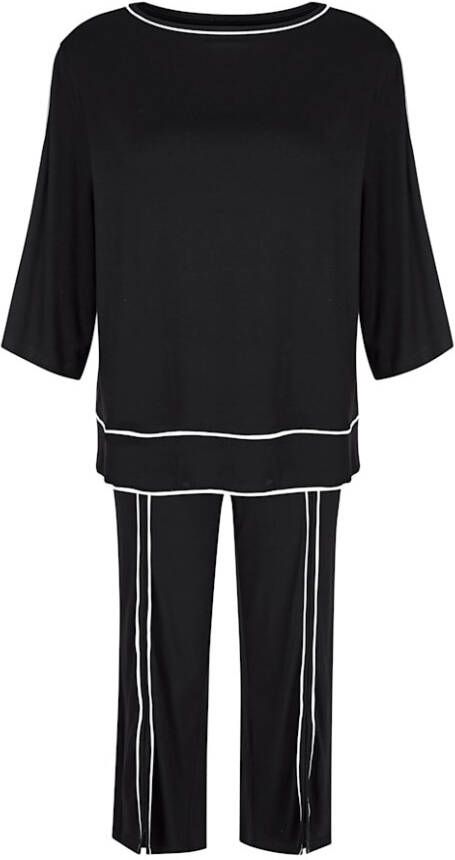 harmony Joggingpak met praktisch splitten Zwart/Wit