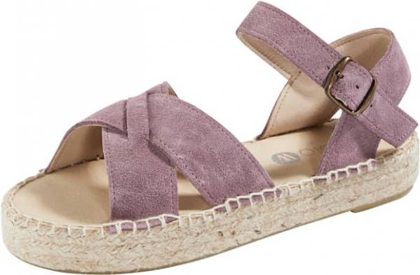 Studio W Sandaaltje in trendy espadrillestijl Lila