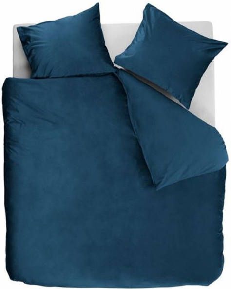 At Home Tender Dekbedovertrek Lits jumeaux(240x200/220 Cm + 2 Slopen) Pu Blue