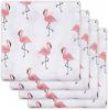 Jollein hydrofiele luier Flamingo set van 4 roze/wit online kopen