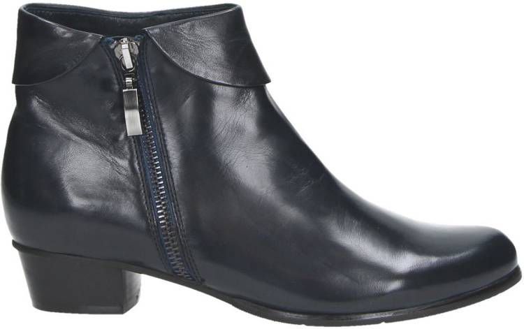 Regarde le ciel Stefany 03 leren enkellaarzen donkerblauw