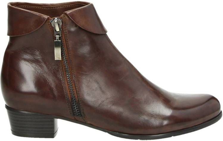 Regarde le ciel Stefany 03 leren enkellaarzen cognac