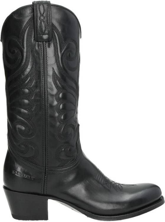 Sendra 11627 Debora leren cowboylaarzen zwart