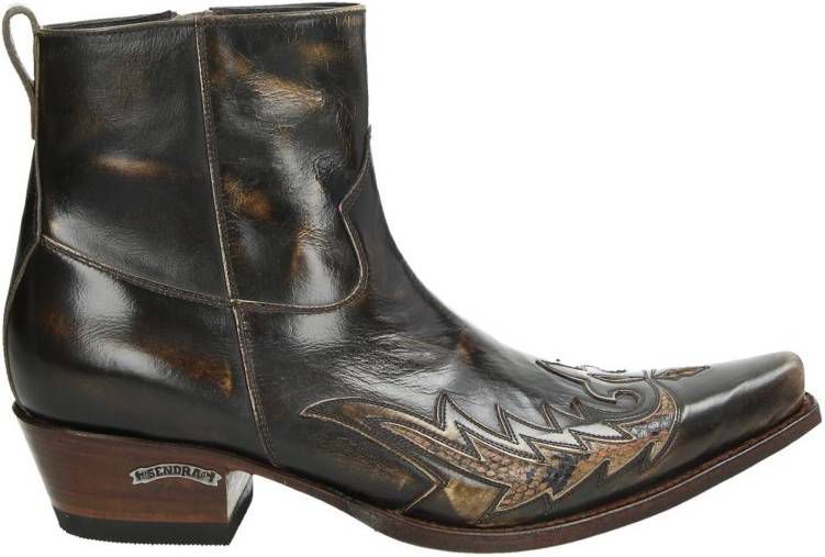 Sendra 12185 Mimo leren cowboylaarzen donkerbruin