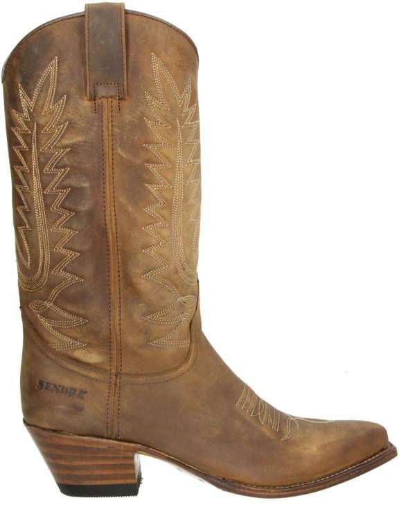 Sendra 16725 Lia nubuck cowboylaarzen bruin