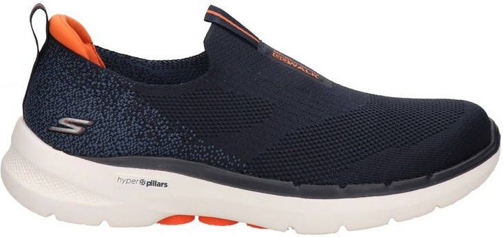 Skechers Go Walk 6 instappers donkerblauw