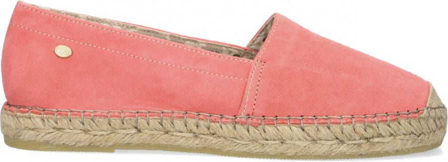 Fred de la Bretoniere Mili suède espadrilles roze