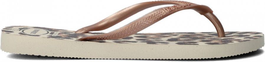 Havaianas Beige Teenslippers Slim Animals