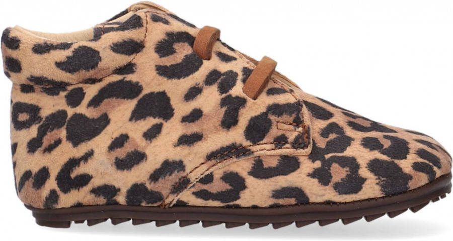Shoesme Babyschoentje van leer met print