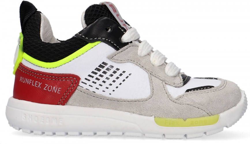 Shoesme RF22S005 D leren sneakers wit/multi