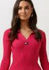 Tommy Jeans Roze Mini Jurk Tjw Collar Badge Sweater Dress online kopen