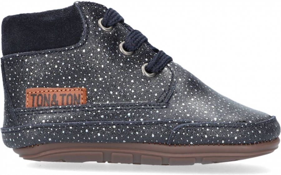 Ton & Ton Zwarte Babyschoenen Lief
